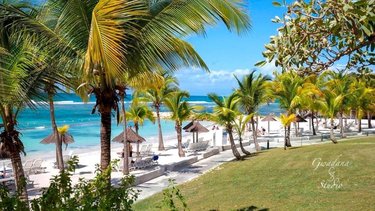 Acces Direct Plage, Vue Mer D'Exception, Les Gwada Studios, Village Vacances Сент-Анн Экстерьер фото