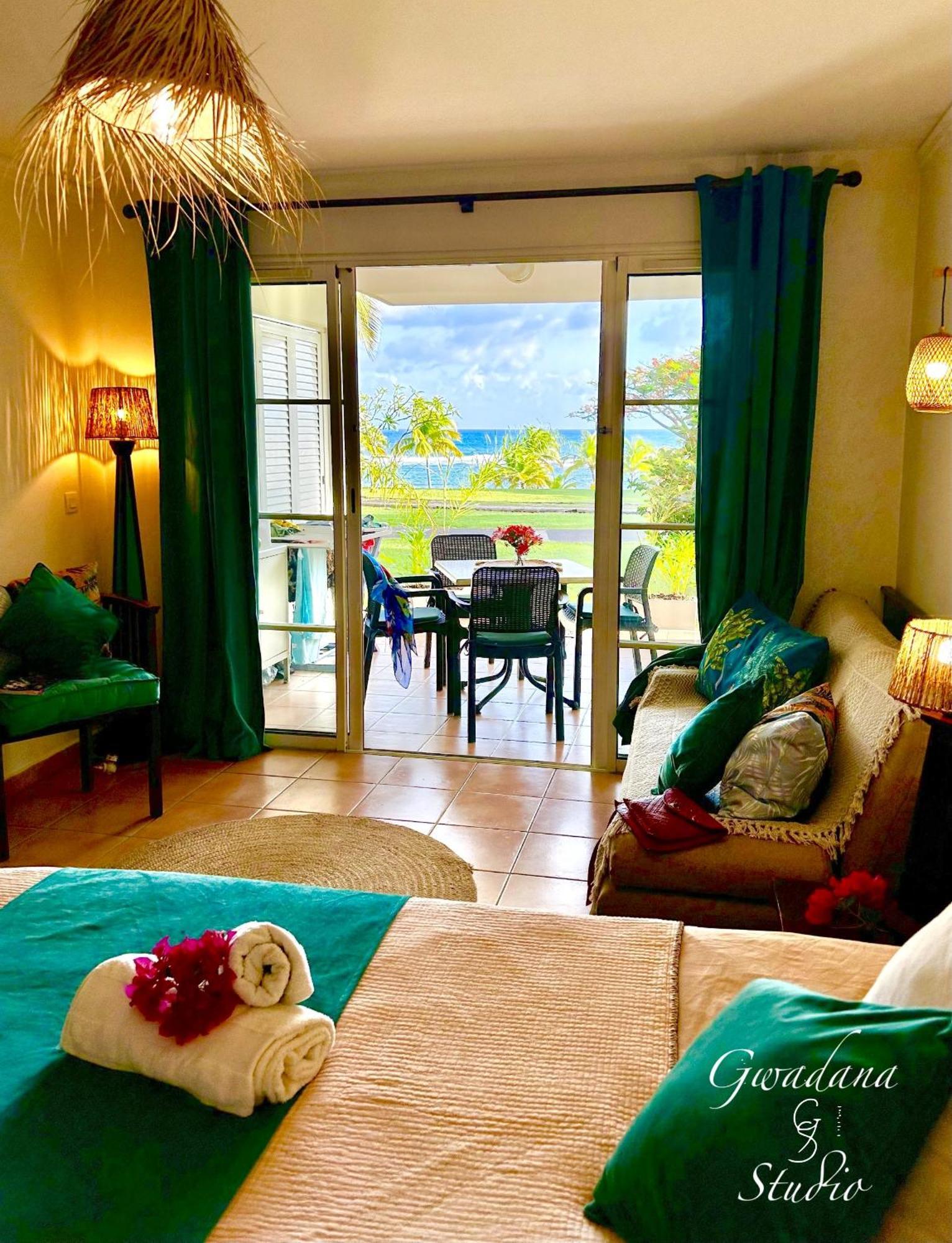Acces Direct Plage, Vue Mer D'Exception, Les Gwada Studios, Village Vacances Сент-Анн Экстерьер фото