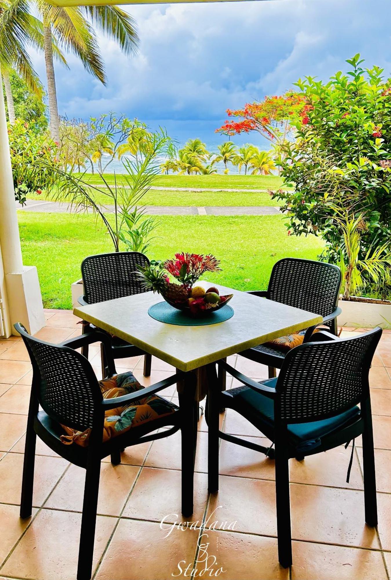 Acces Direct Plage, Vue Mer D'Exception, Les Gwada Studios, Village Vacances Сент-Анн Экстерьер фото